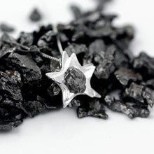 Load image into Gallery viewer, Silver Star Meteorite Pendant