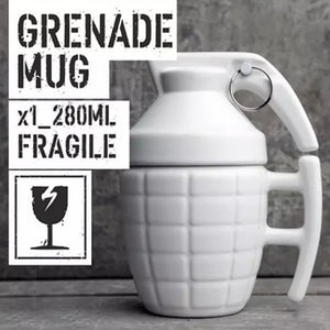 Ceramic Porcelain Coffee Mug - Grenade